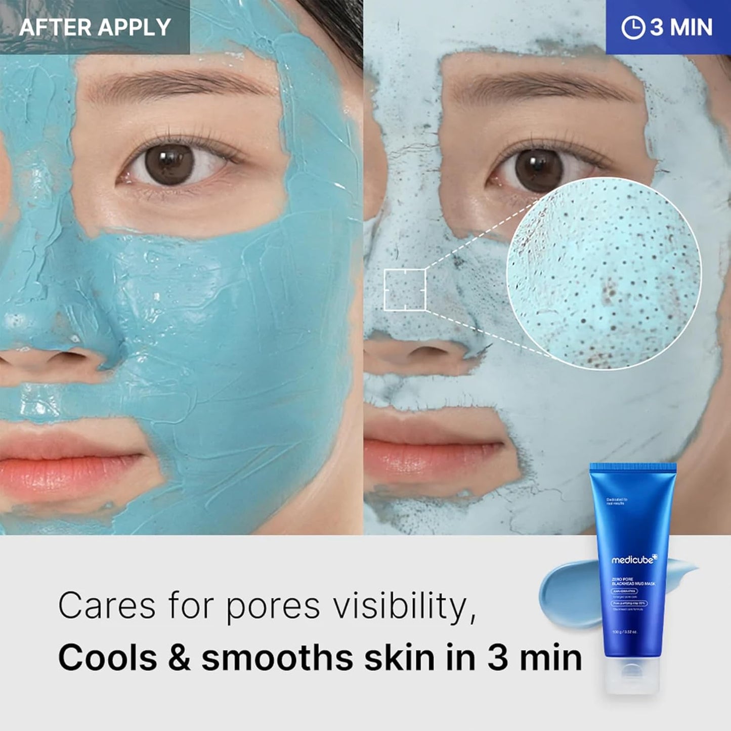 MEDICUBE Korean Viral Glass Skin Mask Duo