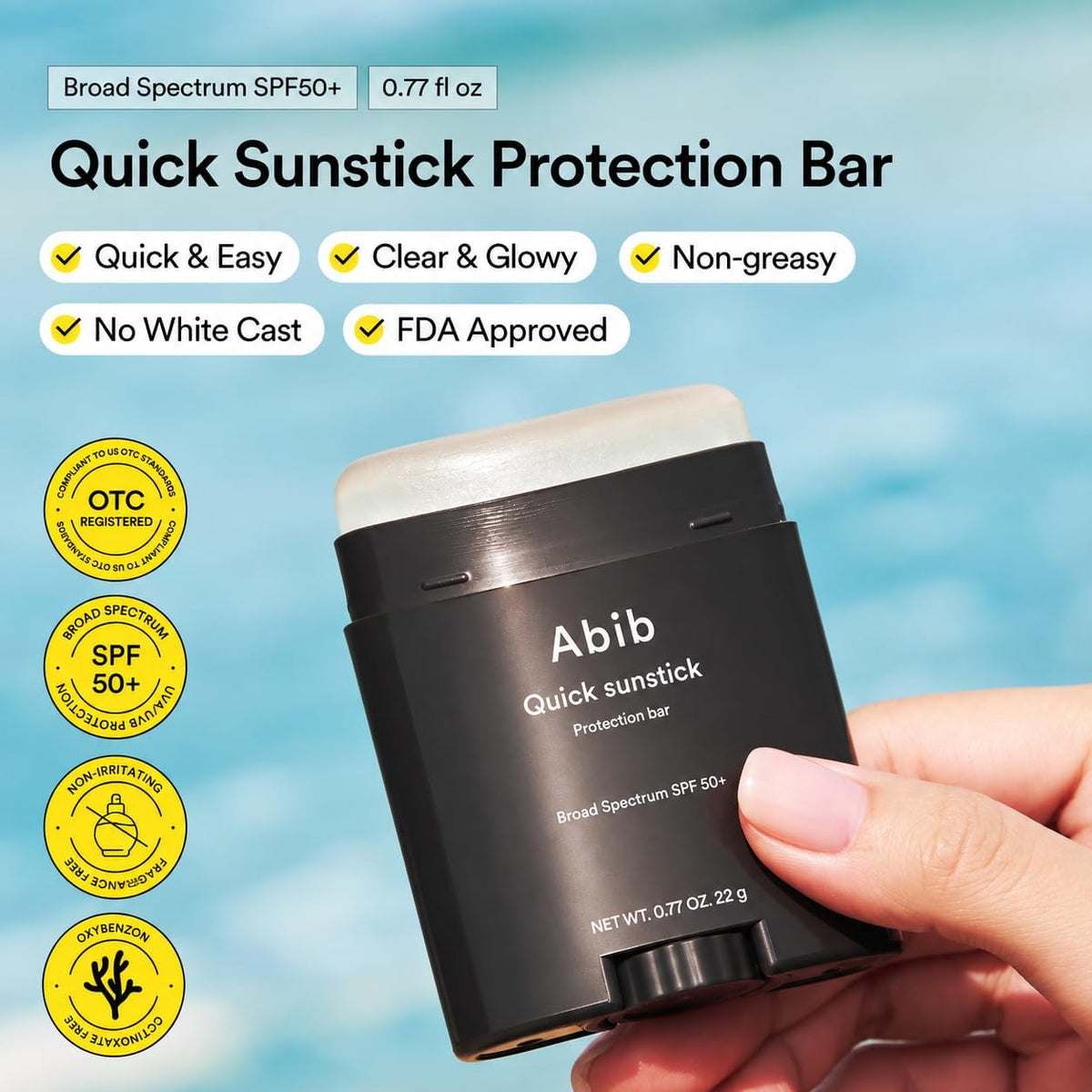 ABIB QUICK SUNSTICK PROTECTION BAR SPF50+ 22G