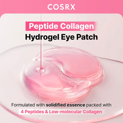 COSRX Collagen Gel Eye Patches 60pcs – PDRN / Peptide / Snail Mucin