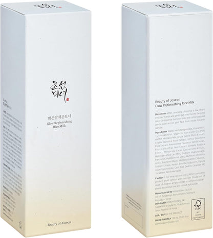 [Beauty of Joseon] Glow Replenishing Rice Facial Sebum Toner for Oily Combination Skin Korean Moisturizing Balance Care 150ml, 5.07 fl.oz