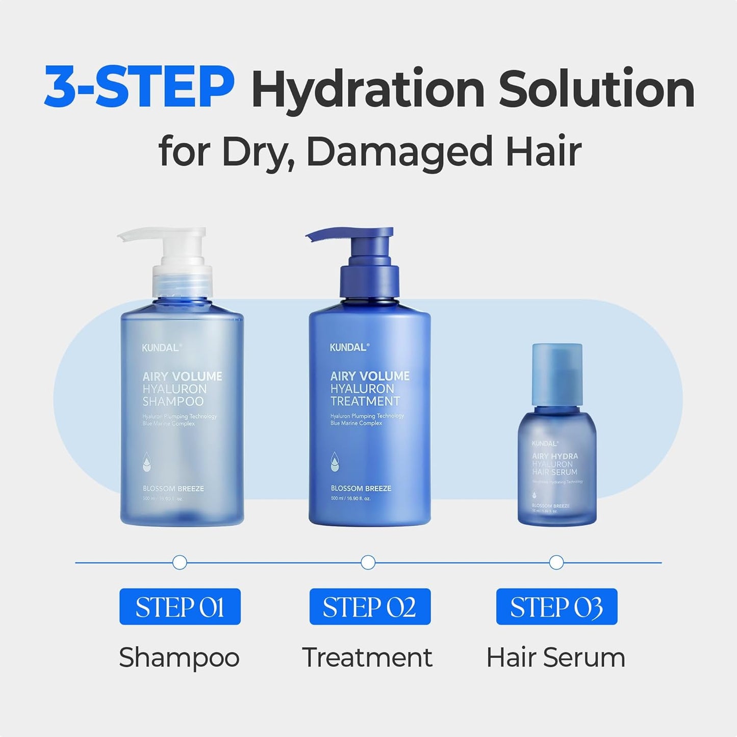 KUNDAL Airy Hydra Hyaluron Hair Serum