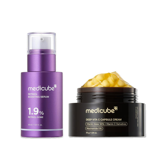 MEDICUBE Retinol & Vitamin C Radiance Duo