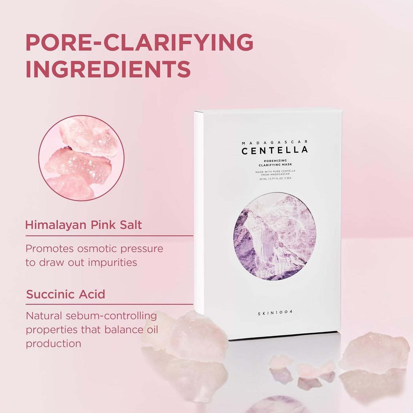 SKIN1004 Madagascar Centella Poremizing Clarifying Mask (5 Sheets) 🌿✨