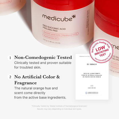 Medicube Red Succinic Acid Peeling Pad (70 Pads) 155g