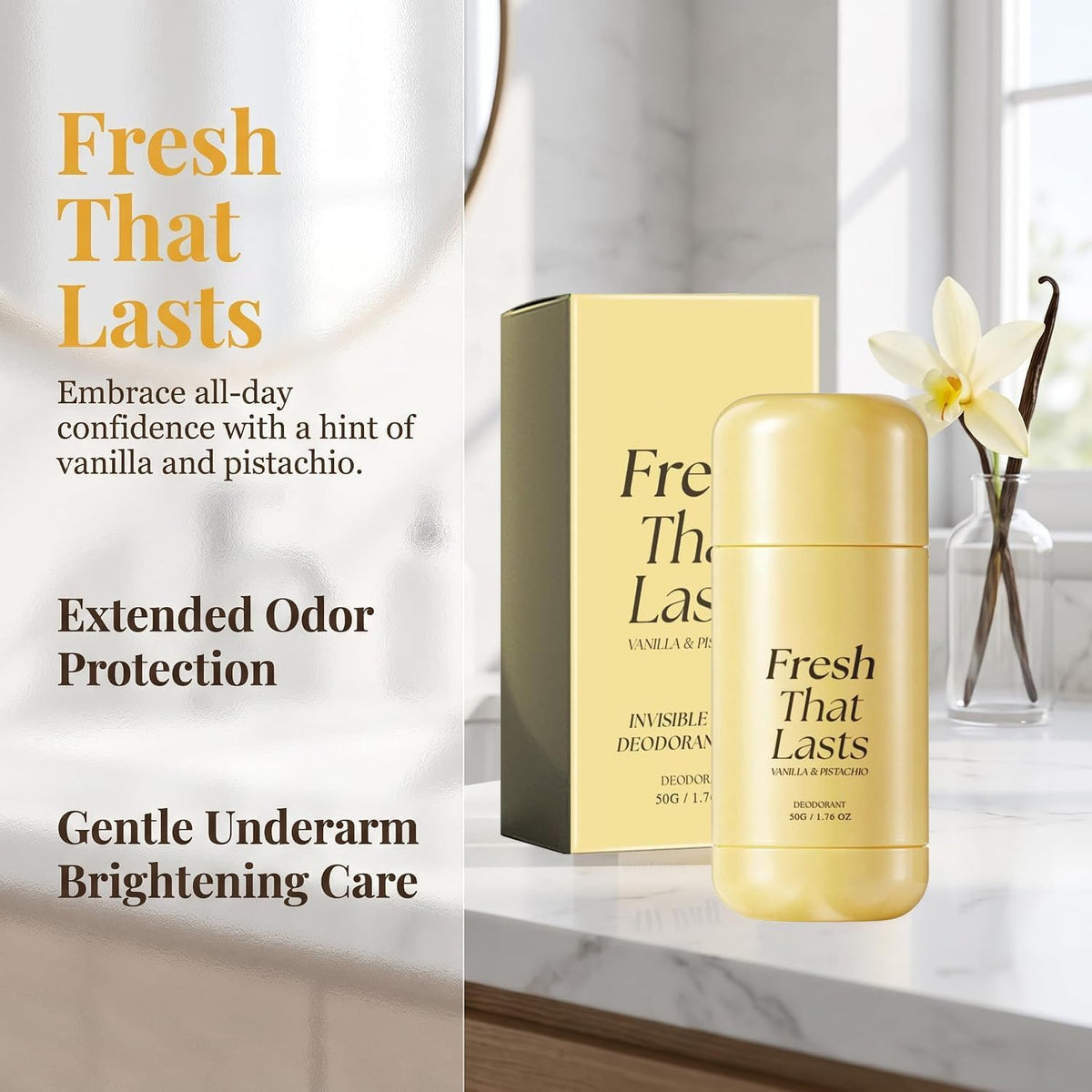 Medicube Fresh That Lasts Deodorant (Vanilla & Pistachio) 83g