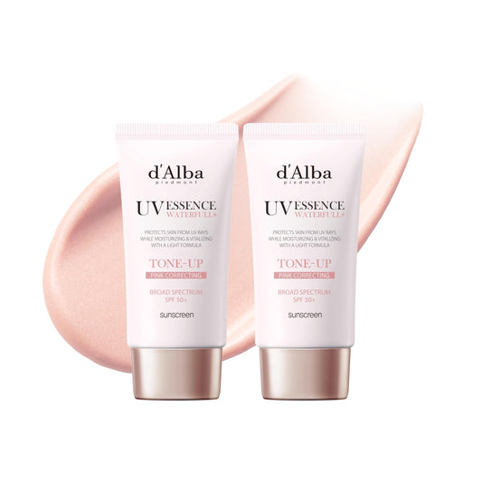 [2 ea] d'alba Piedmont Waterfull Tone-Up Sunscreen Serum SPF 50 +