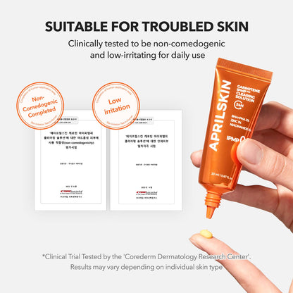 APRILSKIN Carrotene IPMP™ Clearing Solution – 0.67 fl oz / 20ml 🌿✨