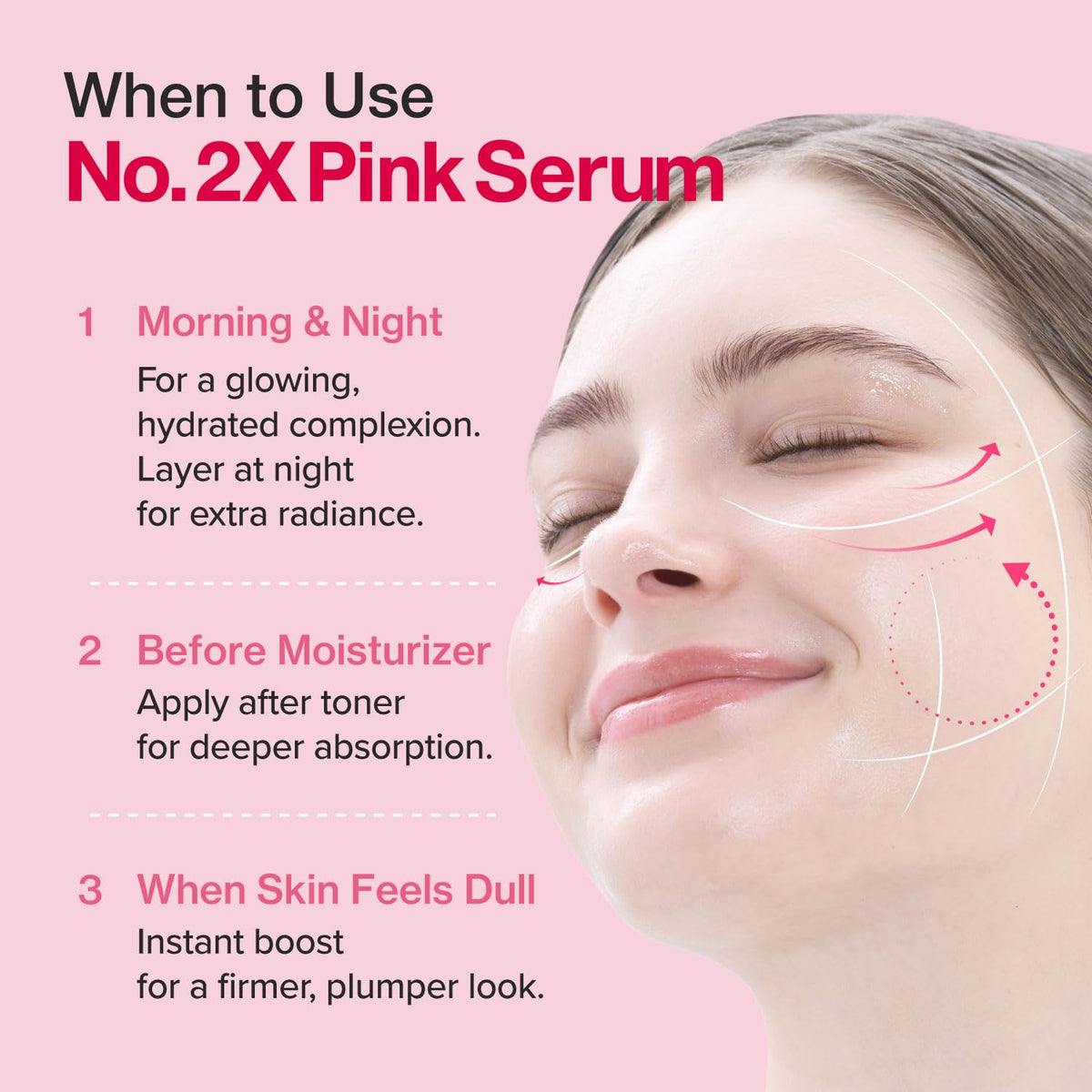 Numbuzin No.2X Rose PDRN Collagen Plumping Serum, Collagen Spicule Serum for Firming & Volume Glow, PDRN, Peptides, Collagen, Hydrating Korean Skincare, 1.01 fl oz (30ml)