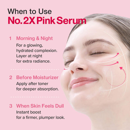 Numbuzin No.2X Rose PDRN Collagen Plumping Serum, Collagen Spicule Serum for Firming & Volume Glow, PDRN, Peptides, Collagen, Hydrating Korean Skincare, 1.01 fl oz (30ml)