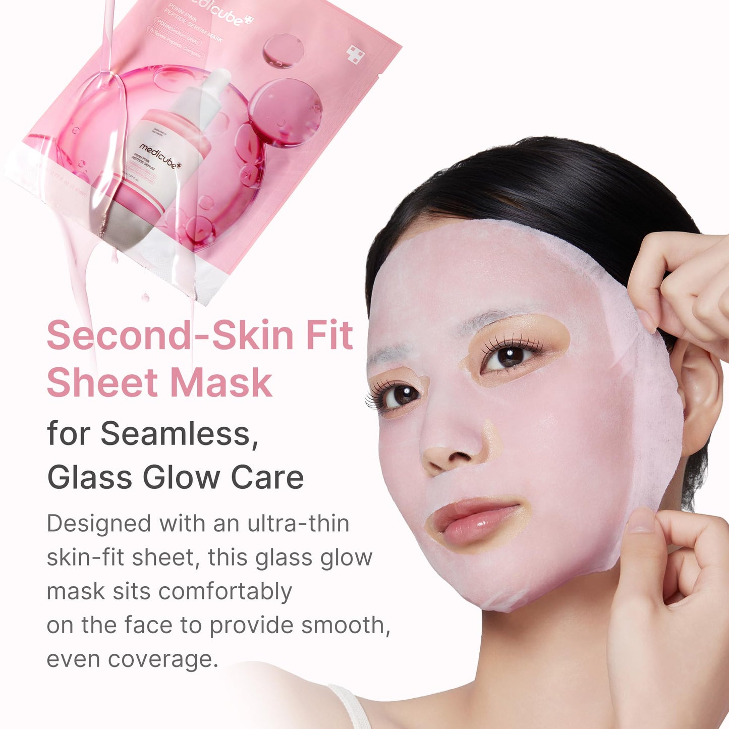 Medicube PDRN Pink Peptide Ampoule Mask 10EA