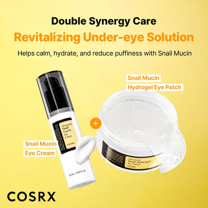 COSRX Collagen Gel Eye Patches 60pcs – PDRN / Peptide / Snail Mucin