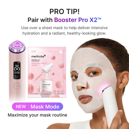 medicube PDRN Pink Vita Coating Mask (10ea)