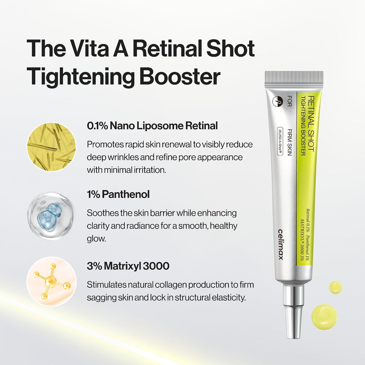 Celimax The Vita A Retinal Shot Tightening Booster + Retinal Dual Cream Set