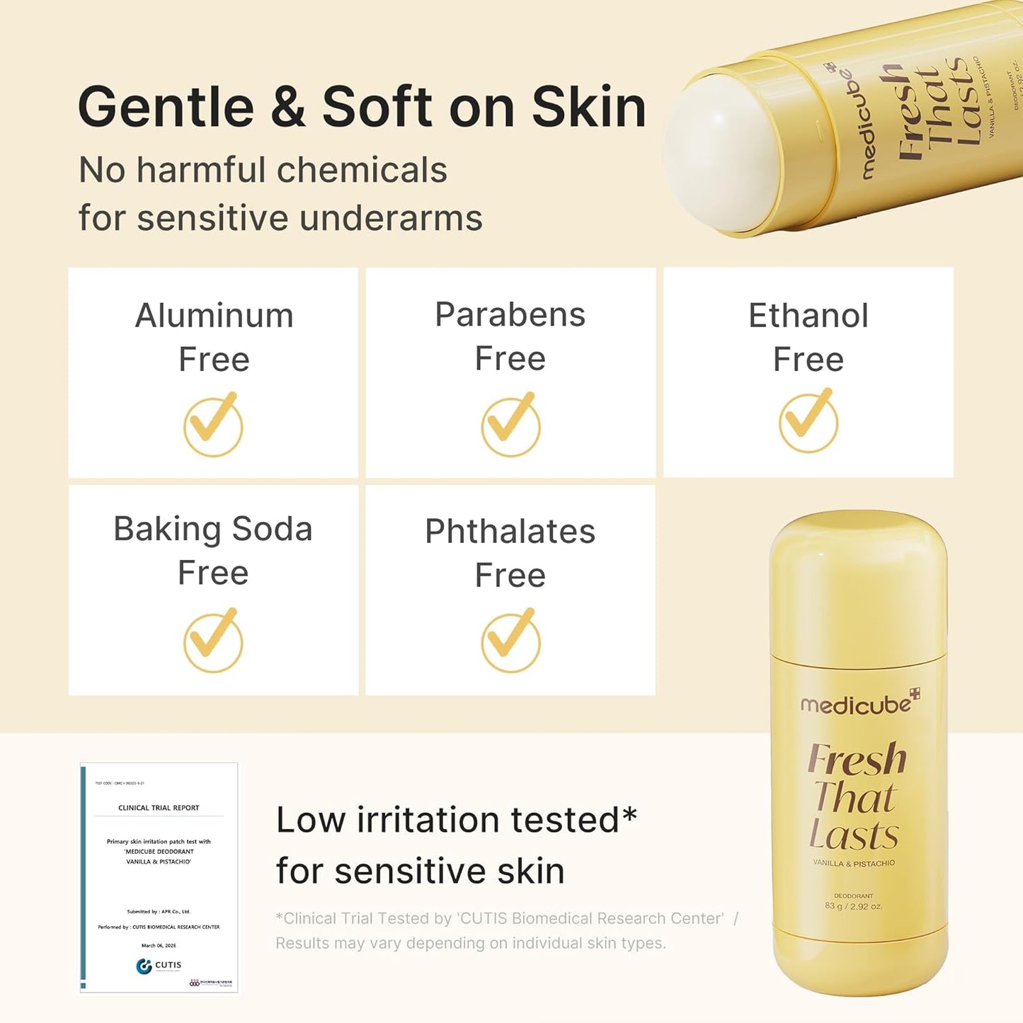 Medicube Fresh That Lasts Deodorant 83g