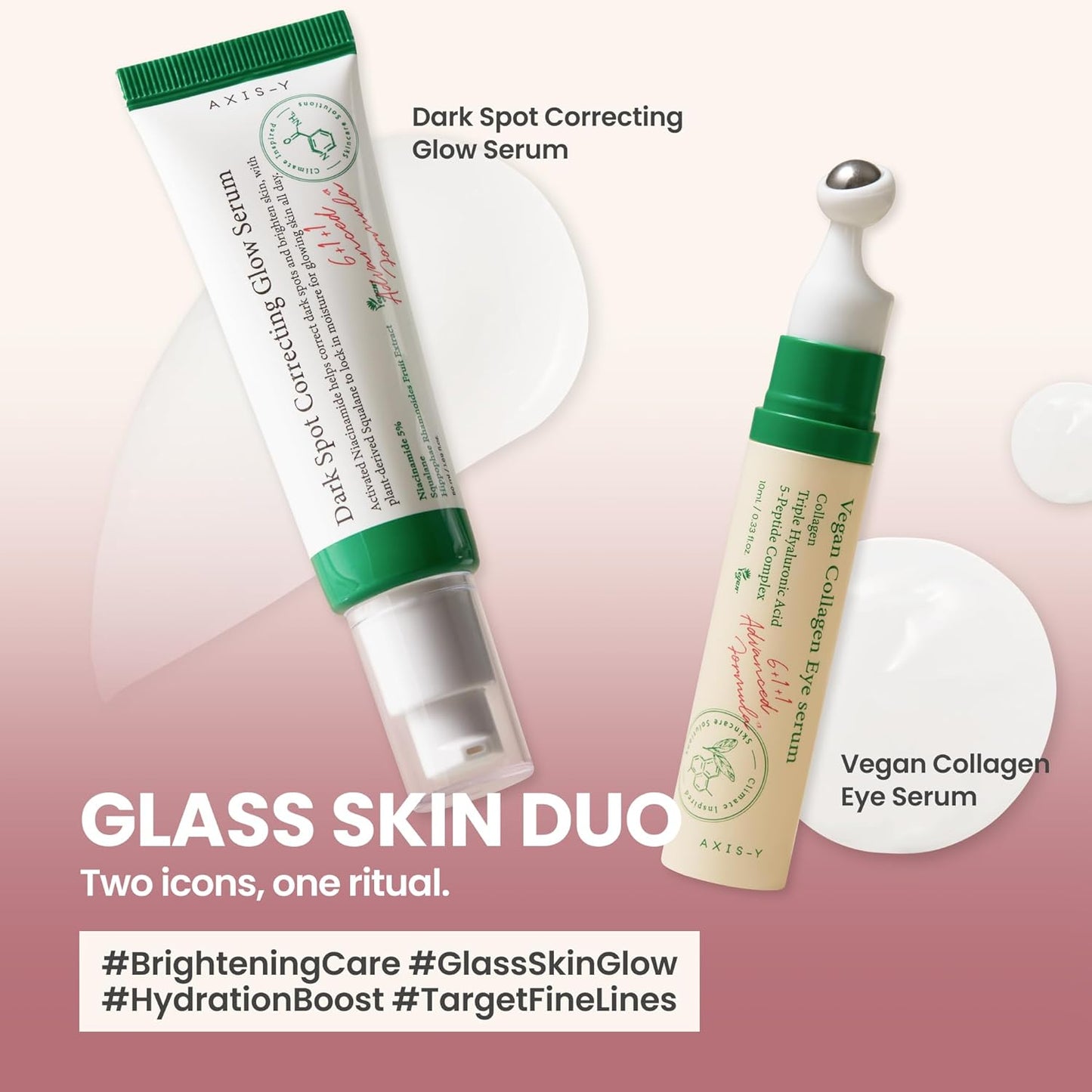 AXIS-Y Glass Skin Duo – Dark Spot & Eye Care Set