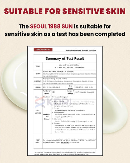 K-SECRET SEOUL 1988 Sun : Pine Tree + Ceramide (50ml / 1.69 fl.oz)