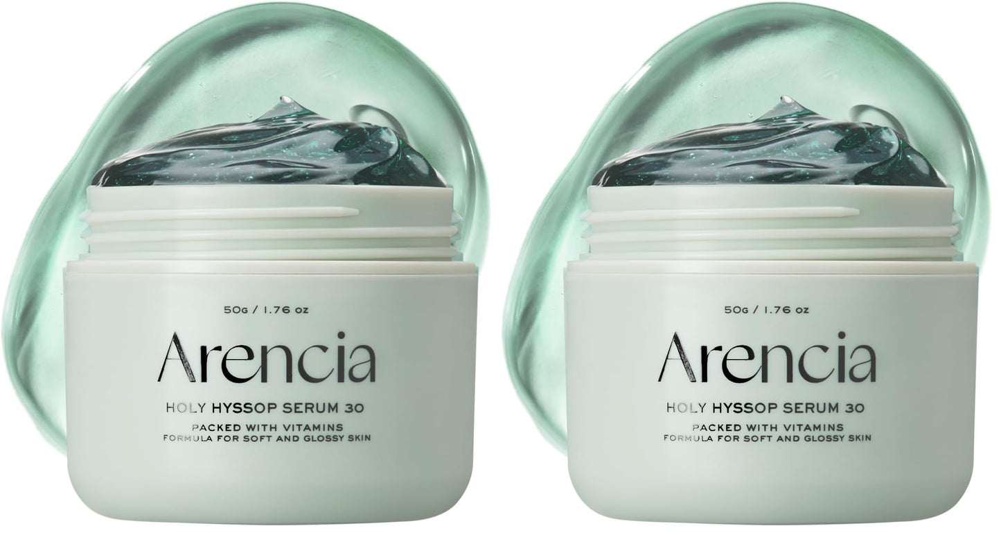 Arencia Glow Hyssop Overnight Face Mask Serum (Pack of 2) 🌙✨