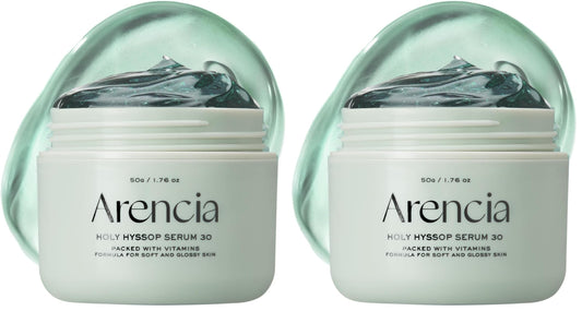Arencia Glow Hyssop Overnight Face Mask Serum (Pack of 2) 🌙✨