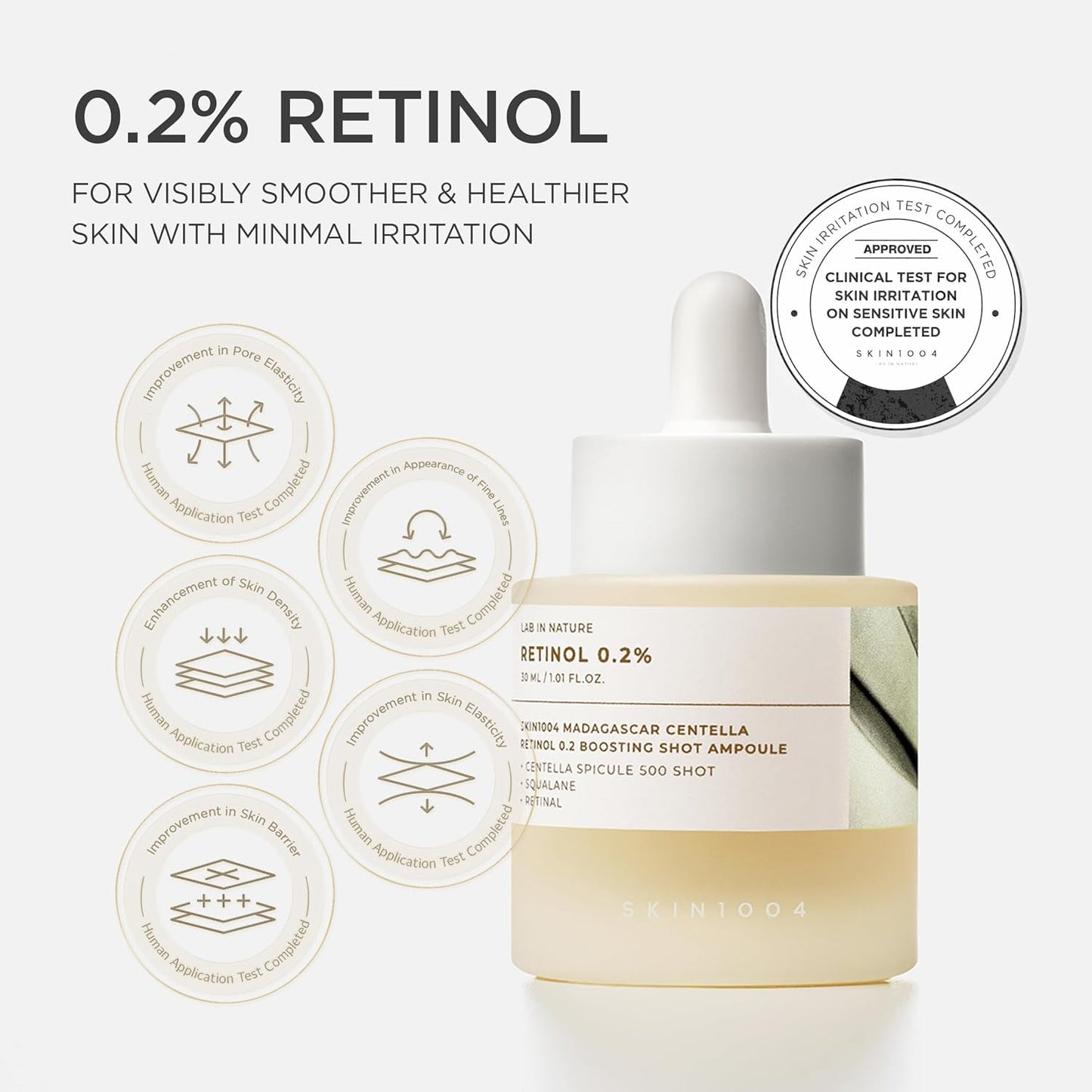 SKIN1004 Retinol 0.2% Boosting Shot Ampoule 1.01fl.oz, 30ml