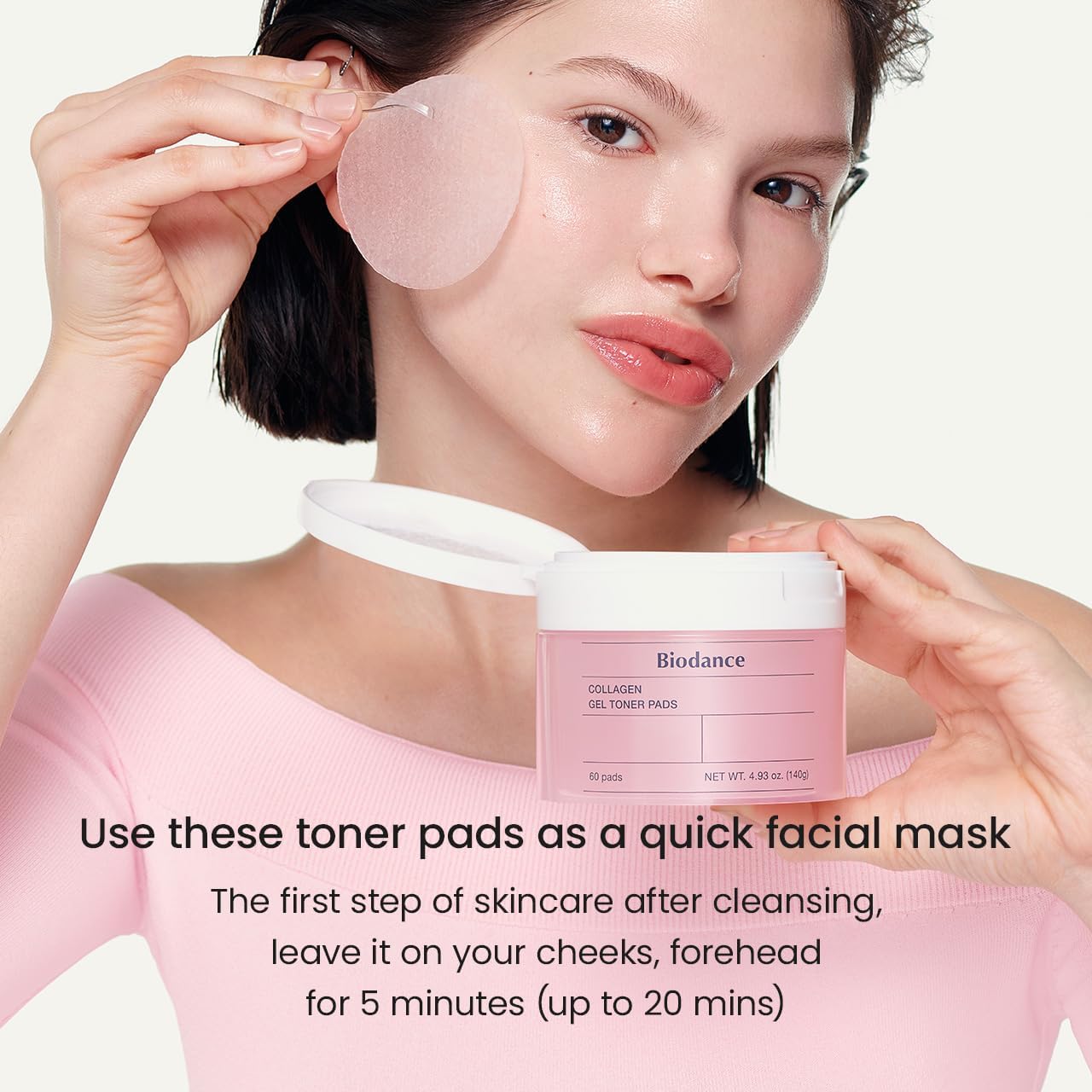 BIODANCE Gel Toner Pads Duo – Collagen & Ceramide Set