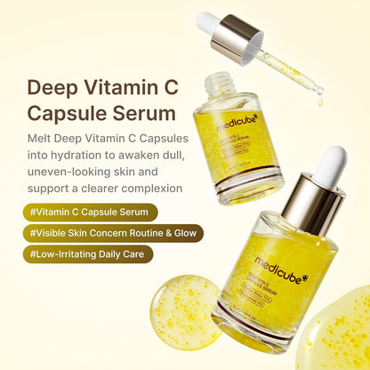 Medicube Deep Vita C Clear Capsule Serum Duo