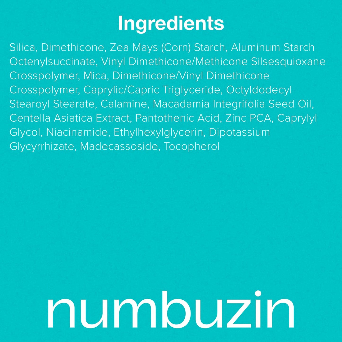 numbuzin No.1 Pantothenic Skincare 100 Powder