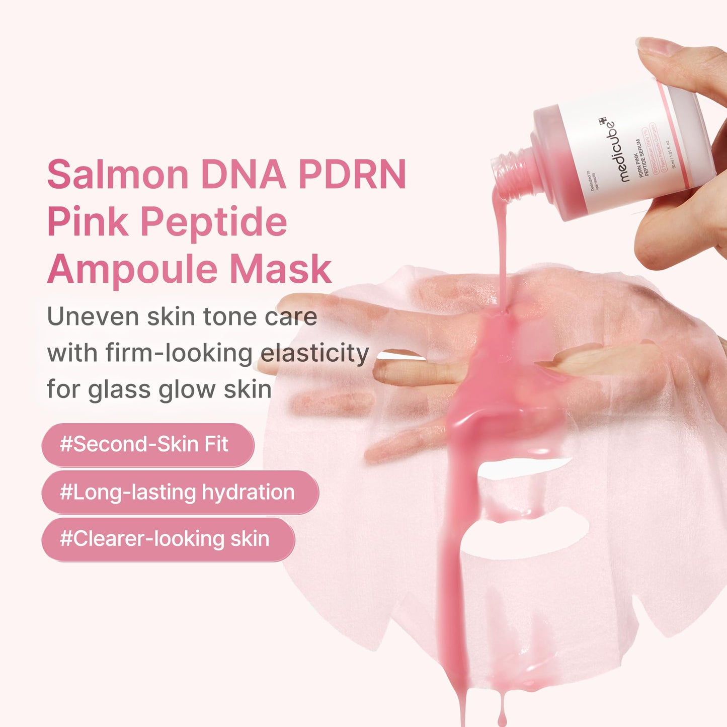 Medicube PDRN Pink Peptide Ampoule Mask 10EA