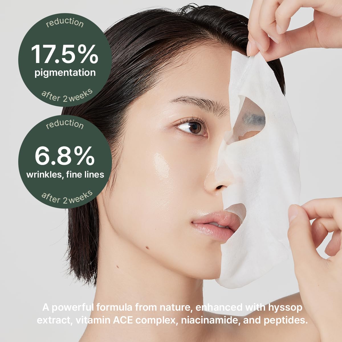 ARENCIA Hyssop Glow Sheet Mask (10 Pack) ✨🌿