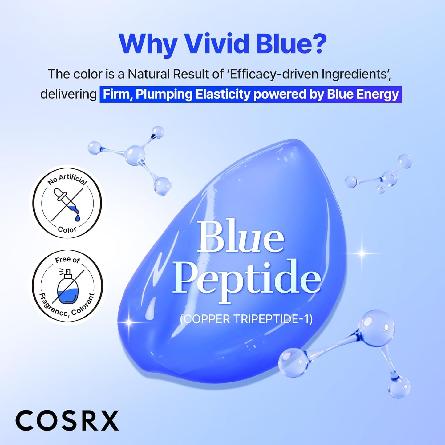 COSRX Blue Copper Peptide Bakuchiol Cream 50g