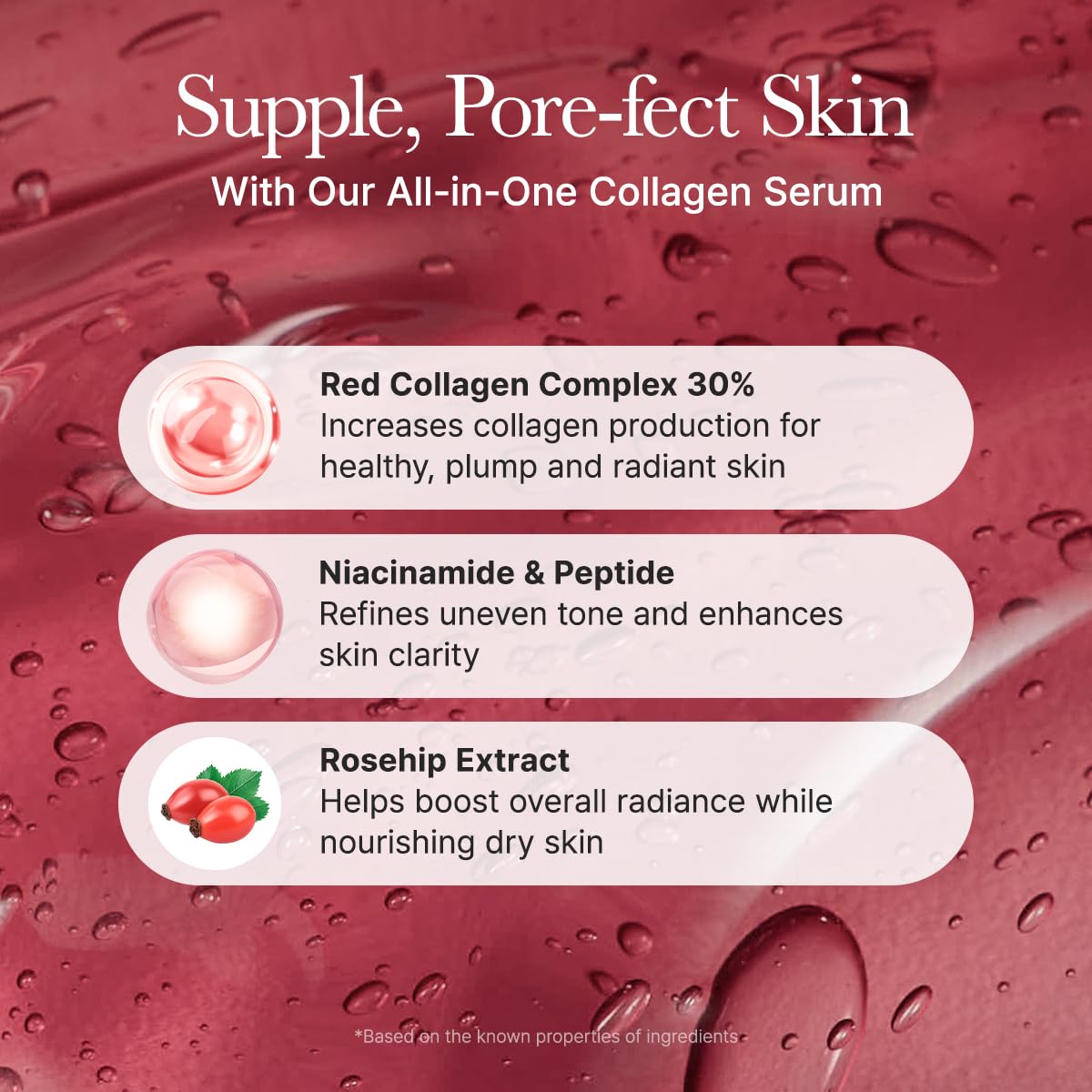 Arencia Overnight Red Smoothie Face Mask Serum (Pack of 2) ❤️✨