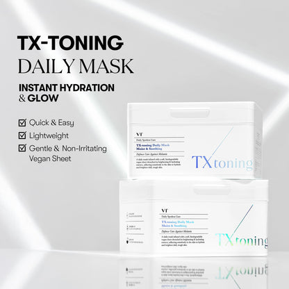 VT COSMETICS Reedle Shot Vita-Light Radiant Daily Mask (30 Sheets) ✨🌿