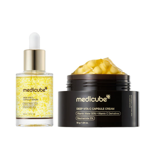 Medicube Deep Vita C Capsule Serum & Cream Duo