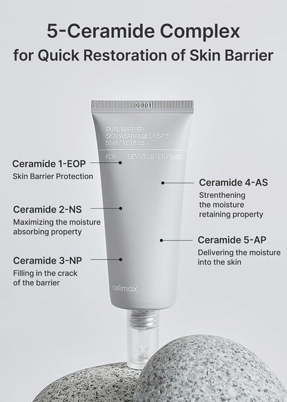 Celimax Dual Barrier Creamy Toner + Dual Barrier Skin Wearable Cream