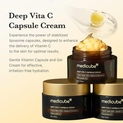 Medicube Deep Vita C Capsule Serum & Cream Duo