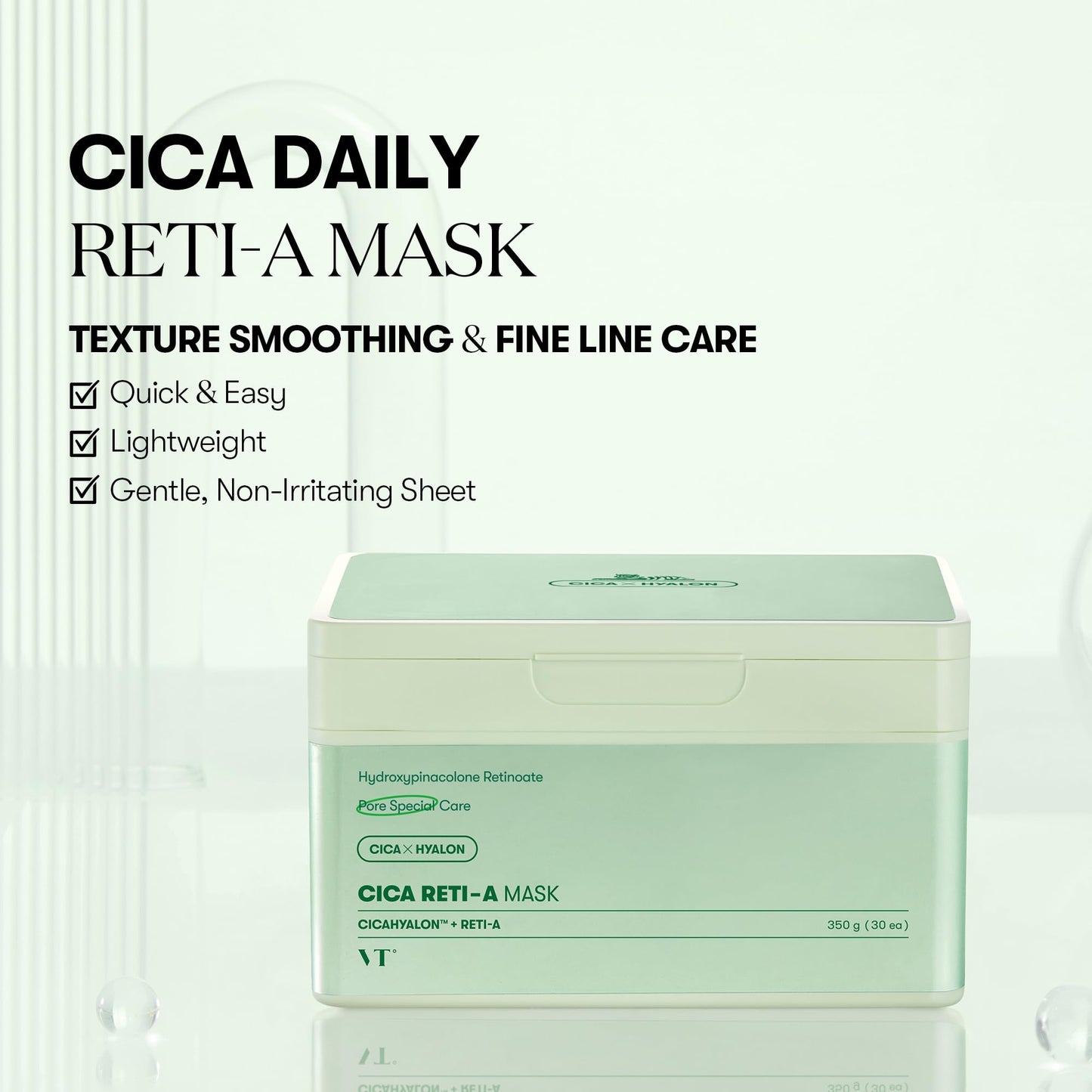 VT COSMETICS Reedle Shot Vita-Light Radiant Daily Mask (30 Sheets) ✨🌿