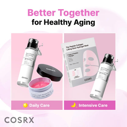 COSRX Collagen Gel Eye Patches 60pcs – PDRN / Peptide / Snail Mucin