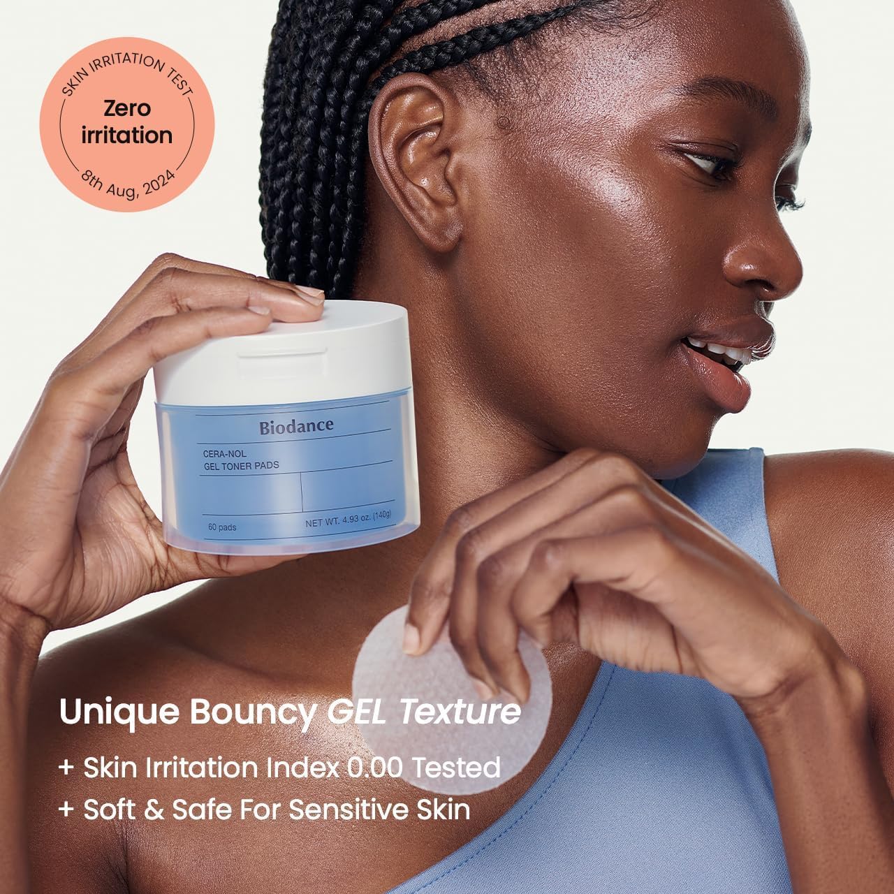 BIODANCE Gel Toner Pads Duo – Collagen & Ceramide Set