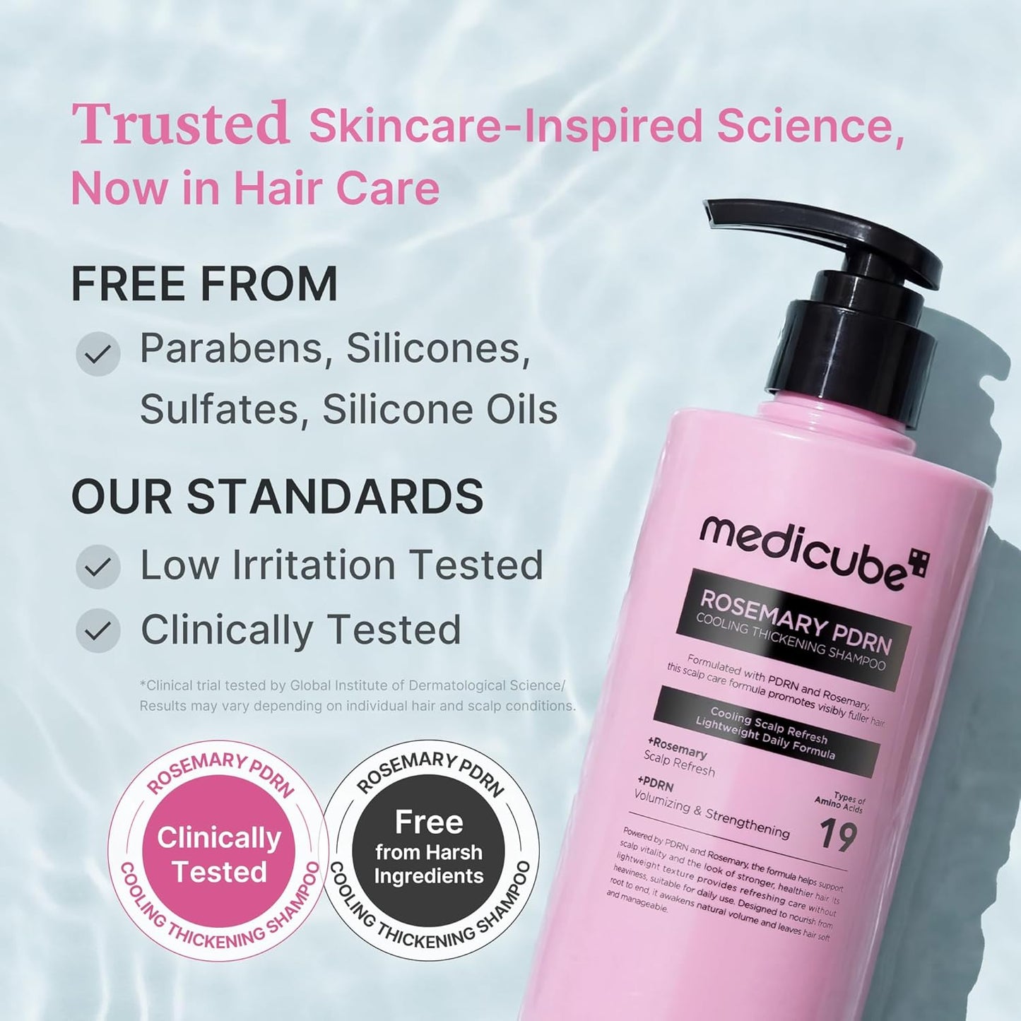 Medicube Rosemary PDRN Clarifying Shampoo (400ml / 13.52 fl. oz) 🌿🧼