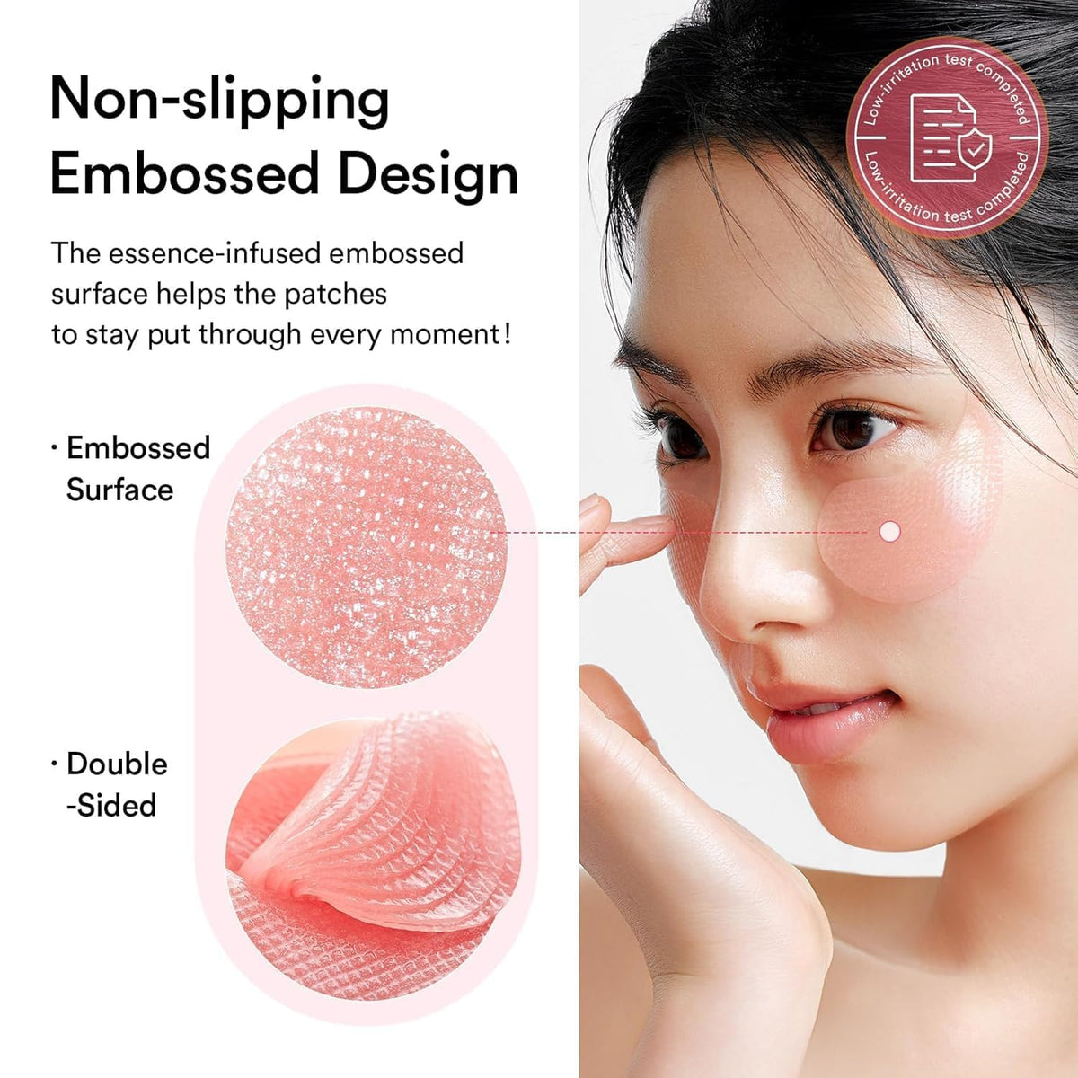 Abib Vegan Collagen Eye Patches for Wrinkles & Fine Line with Jericho Rose Jelly & Peptides, 60 Counts