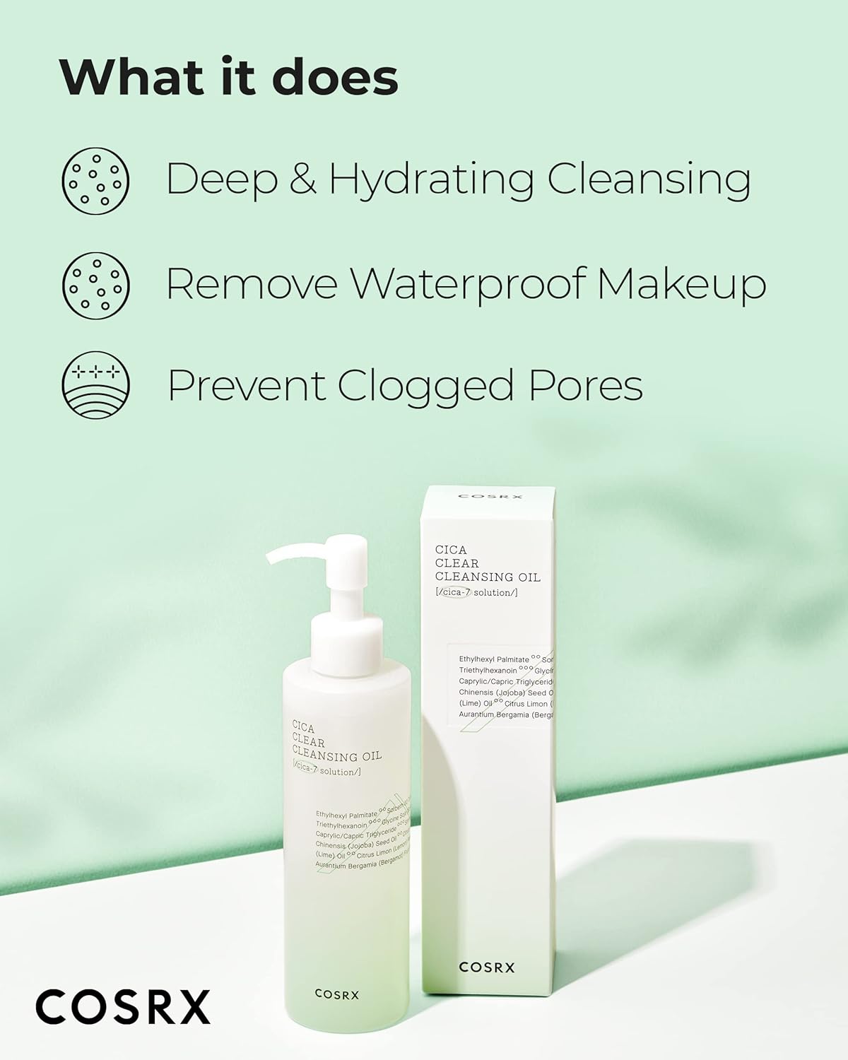 [COSRX] Cica Clear Cleansing Oil 200ml