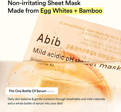 ABIB Mild Acidic pH Sheet Mask Aqua Fit (30ml x 10ea)