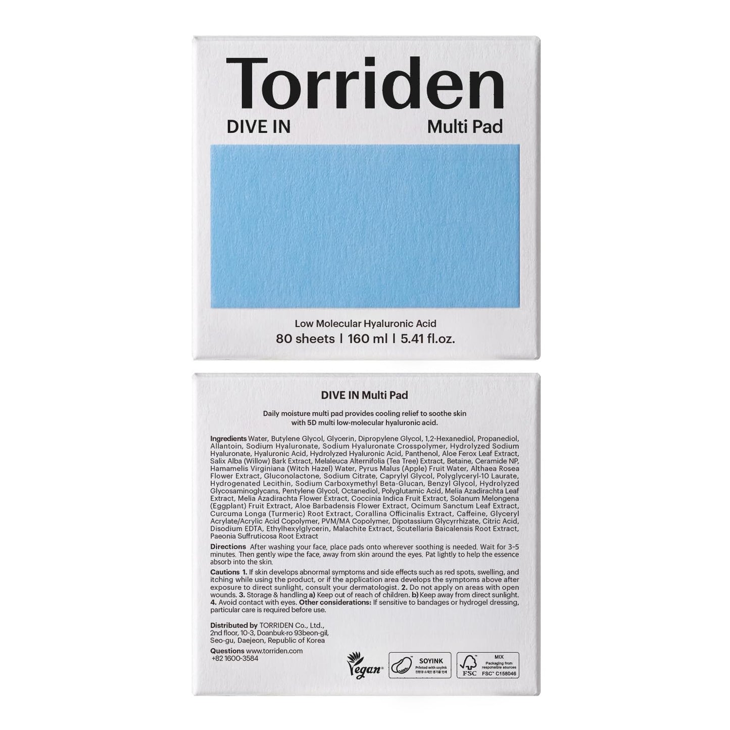 Torriden DIVE IN Multi Pad (80 pads)