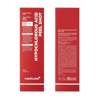Medicube Hypochlorous Acid Rice Peel Shot - 80ml