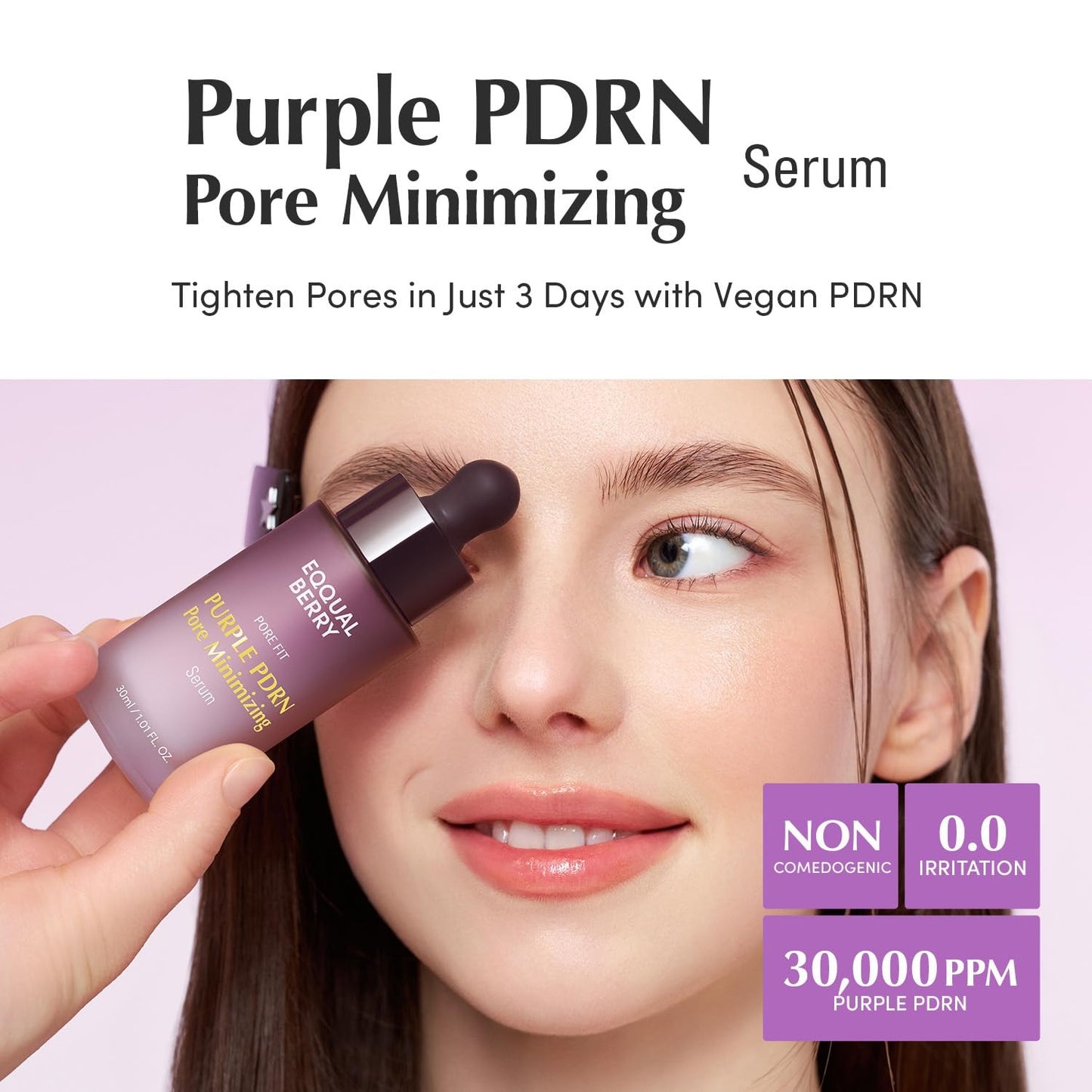 [EQQUALBERRY] Purple PDRN Pore Minimizing Serum