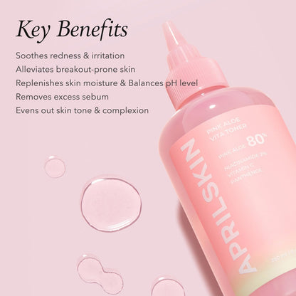 APRILSKIN Pink Aloe Vita Toner – Hydrating & Soothing Toner | 250ml