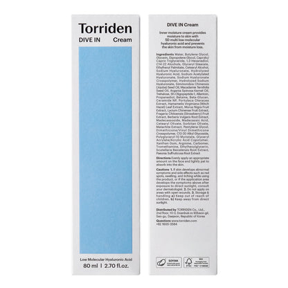 Torriden DIVE IN Cream 80ml