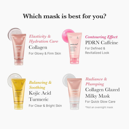 Medicube Wrapping Mask Collagen Glazed Milky Glow Daytime Peel Off Mask