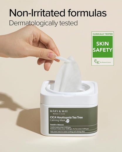 Mary&May CICA Houttuynia Tea Tree Calming Mask