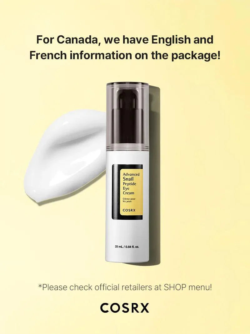 [Cosrx] Advanced Snail Peptide Eye Cream 25ml