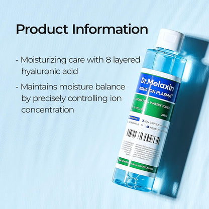 DR.MELAXIN Aqua Ion Plasma Watery Toner – Deep Hydration & Skin Balance (200ml / 6.76 fl oz) 💧✨